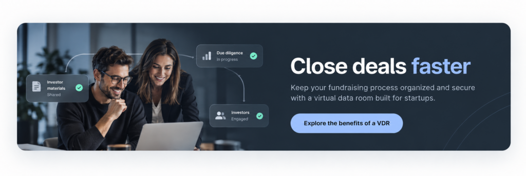 Close Deals Faster: Investor Workflow Banner